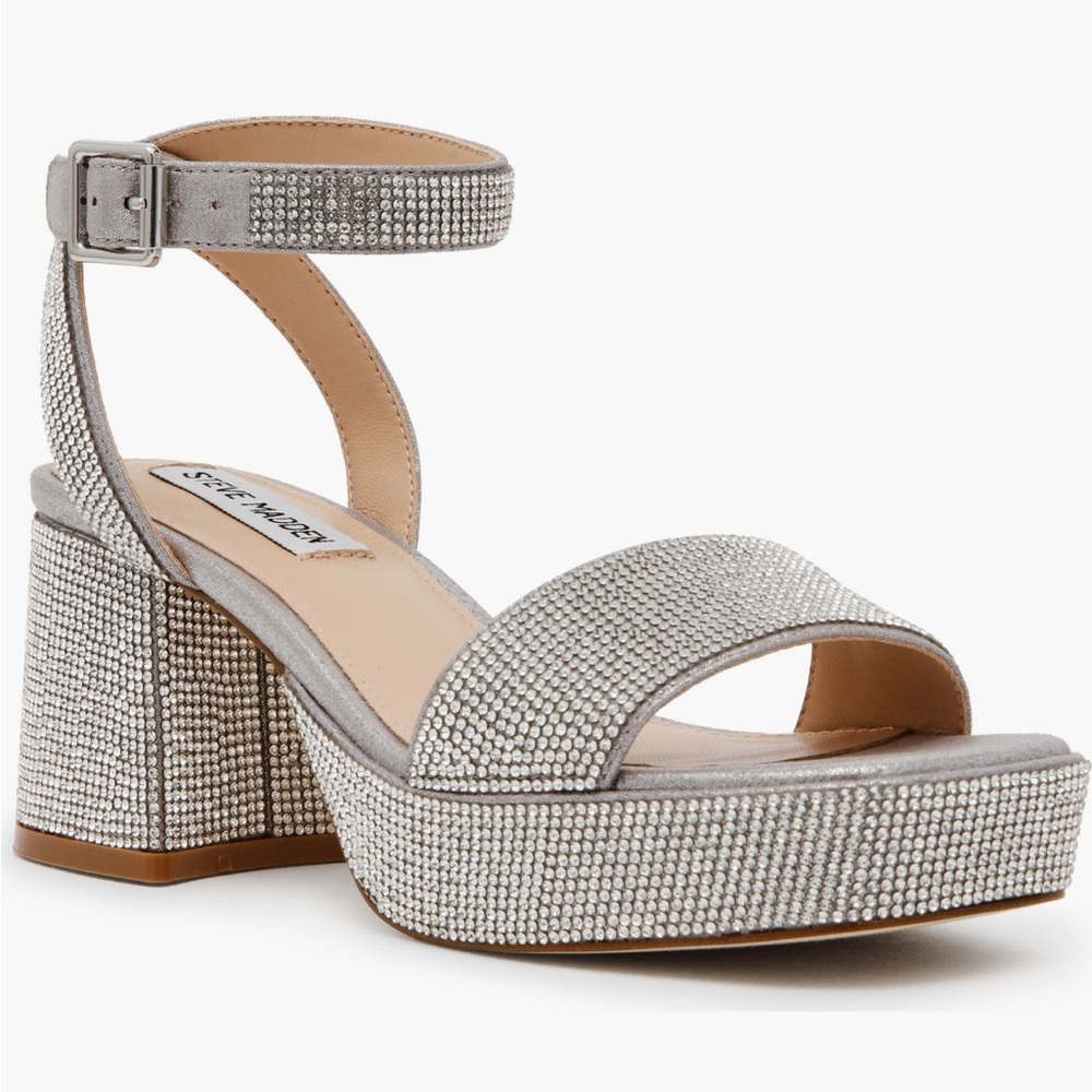 Steve Madden Silver Women's Sandals